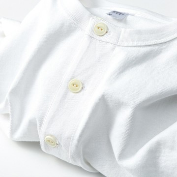 阿美咔嘰重磅亨利領純色短袖T恤男美式復古純棉硬漢修身體恤衫夏t