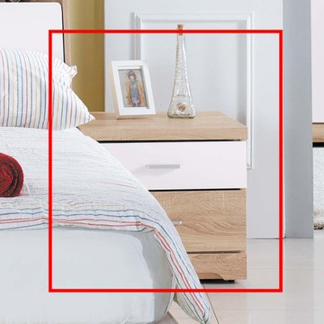 簡約北歐風潔絲床頭櫃