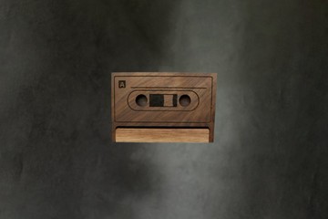 UNIC經典錄音帶名片盒/ 雕刻票卡夾 /原木名片夾【可客製化】