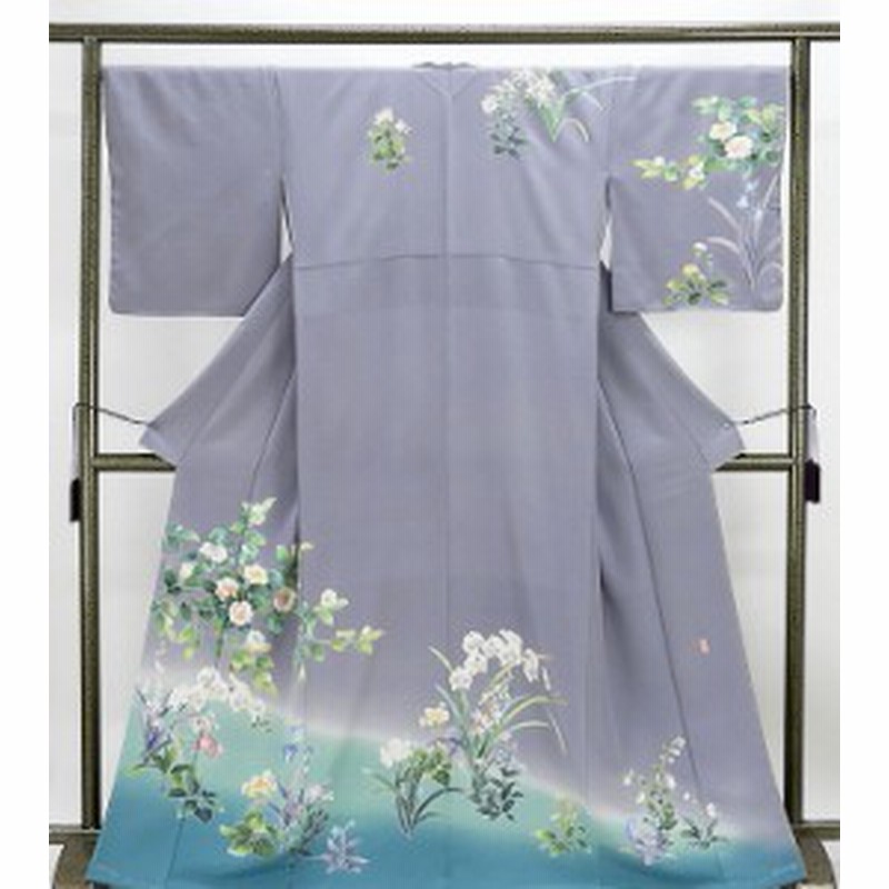 訪問着 新品仕立済 正絹 胡蝶蘭椿蒲公英 訪問着 新品 仕立て上がり 着物 通販 Lineポイント最大1 0 Get Lineショッピング