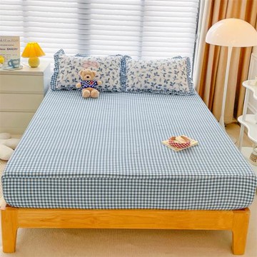 新品秋冬植物羊絨臺灣床包單品雙人床笠床立床套席夢思保護套