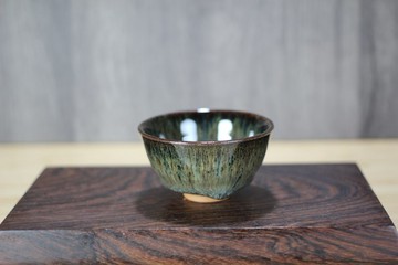 【沐春生活】50ml 天目釉 中式小茶杯 酒杯 鶯歌葉敏祥作品