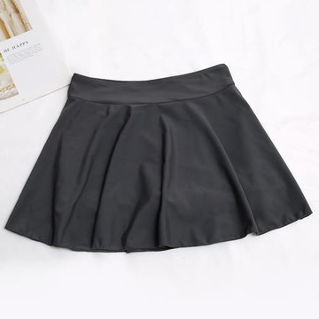 游泳褲裙女單獨高腰遮肚顯瘦大碼平角防走光半身搭比基尼泳衣下裝