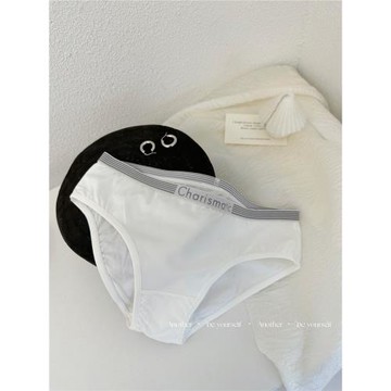 "美式新鮮感" 3條裝莫代爾棉透氣中腰三角褲柔軟親膚內褲女純棉襠