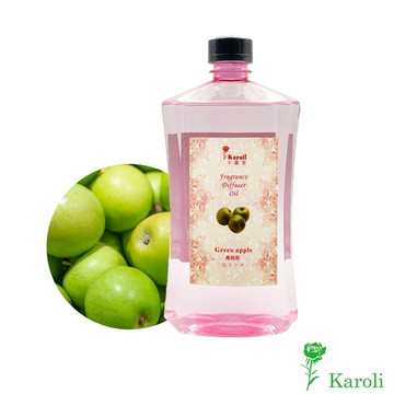 【Karoli香氛】青蘋果 日式瓷花擴香 1000ml 購買3瓶 贈瓷花擴香瓶1個 水竹擴香/擴香石/居家香氛/舒壓