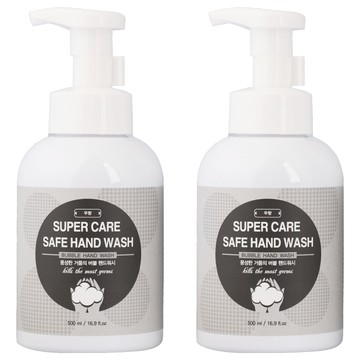 Super Care 安全泡泡洗手慕斯  500ml  2瓶