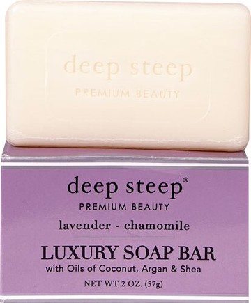 Deep Steep Luxury Soap Bar Lavender Chamomile 2 oz