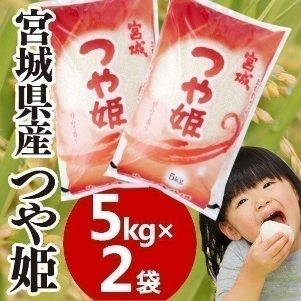 つや姫 10kg お米 10kg 米 送料無料 白米 産地直送 安い 5kg×2 宮城県産 国産 一等米 うるち米 精米 美味しい 令和5年産