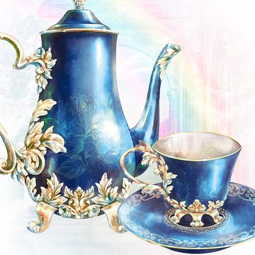 復古茶點時光貼紙 (12款)