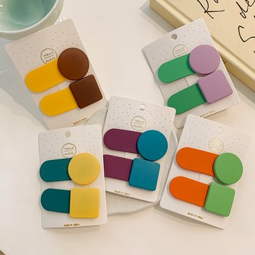 兒童糖果色系BB夾小女孩碎發劉海夾子頭飾女童不傷發后腦勺發卡女