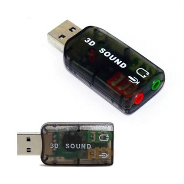 Usb 5 1音效卡外接音效卡usb音效卡5 1立體聲道麥克風輸入環繞音效免驅動隨插即用 Da量販店 台灣樂天市場 Line購物