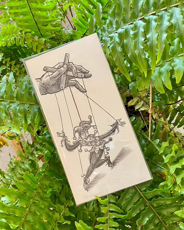 比利時藝術家 GAUDAEN, Gerard - Ex-libris - 藏書票 - 版畫