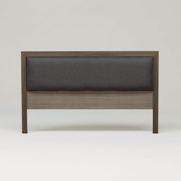 ASSARI-加高雅緻貓抓皮床頭片-雙大6尺灰橡