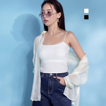 niceioi 清涼觸感細肩帶冰絲彈力BRATOP