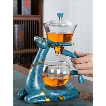 (免運)玻璃自動茶具高檔功夫茶懶人泡茶神器2025新款家用磁吸泡茶壺套裝