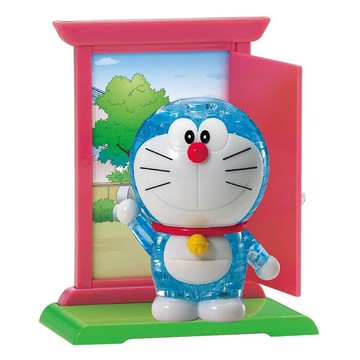 BEVERLY 透明立體拼圖 哆啦A夢 & 任意門 44片 【鯊玩具】