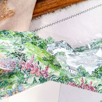 NO 452 山谷小鎮The Village in the Valley / 紙膠帶