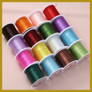 彩色水晶彈力綫 串珠繩 手串鬆緊綫 手工DIY飾品材料 手鏈配件 diy手工串珠綫