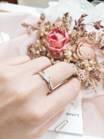 朵璽珠寶 奔赴的愛系列鑽戒 two-way love