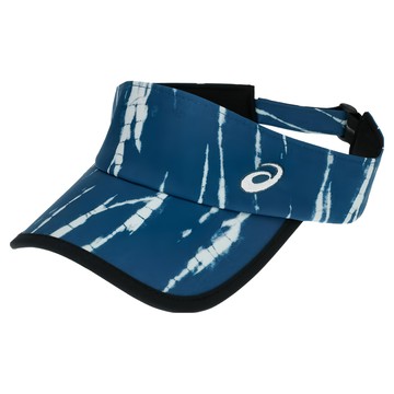 ASICS 亞瑟士 網球中空帽 藍色 - 透氣排汗、中空設計、輕量舒適 運動遮陽首選  1個  M