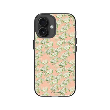 iPhone 16 Clear (相機按鈕) 酷墨灰 - Plantica - 萬花筒 – 白青