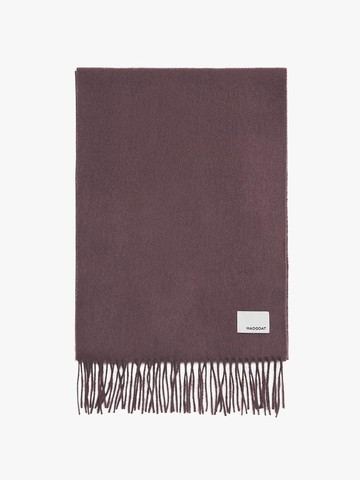 Wool Woven Muffler Solid_Purple