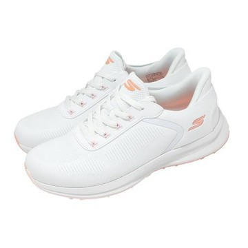 Skechers 高爾夫球鞋 Zen 寬楦 女鞋 白 粉 防潑水 輕量 緩衝 123155WWHT