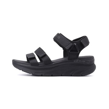 SKECHERS DLUX WALKER 休閒涼鞋  全黑 119828BBK 女