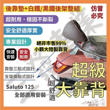 🔥送發票現貨免運 SALUTO125後靠背 Saluto125 後靠墊 saluto125 後靠背 台鈴 機車大靠背靠墊