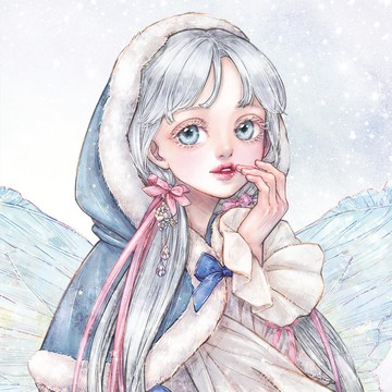 白娥飛舞貼紙 (6色)