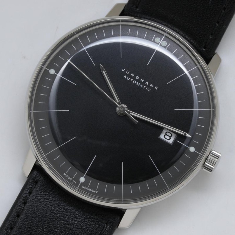 ユンハンス JUNGHANS 腕時計 マックスビル 027/4701.00 黒文字盤 自動巻 メンズ 未使用品 [質イコー] |  LINEブランドカタログ