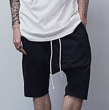 FINDSENSE Z1 韓國 男 時尚 街頭 嘻哈 休閒寬鬆 吊襠休閒短褲 哈倫褲 五分褲 七分褲