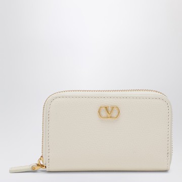 Vlogo Signature zip wallet ivory