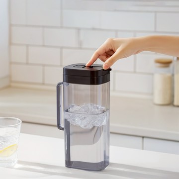 [免轉轉 按壓開蓋] 2L冰箱水壺 冷水壺 耐熱水壺 冷泡茶壺 冰水壺