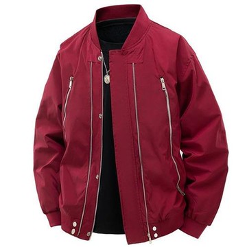 【巴黎精品】現貨+預購 美式棒球外套飛行外套簡約上衣大碼-防風復古棒球外套男裝4色a1lz25