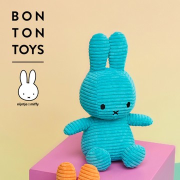【BON TON TOYS】Miffy米菲兔ECO燈芯絨填充玩偶 23cm｜多色任選