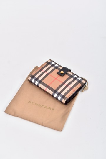 burberry棕色經典格紋短夾