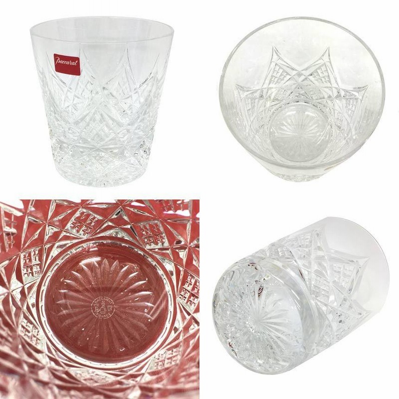 Baccarat バカラ COLBERT CUT コルベール カット ダブルオールドファッショングラス ロックグラス グラス 廃盤品 レア 単品 酒器  未使用 | LINEブランドカタログ