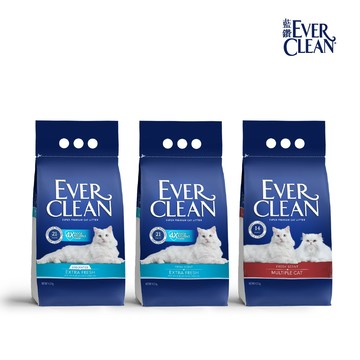 【藍鑽EverClean】藍鑽EVER CLEAN超凝結貓砂 貓砂 貓礦砂 藍鑽貓砂 4.2kg (3入/箱出)