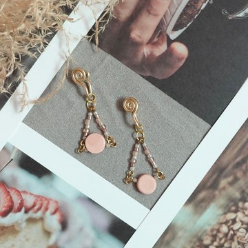 粉紅色基地 無痛耳夾