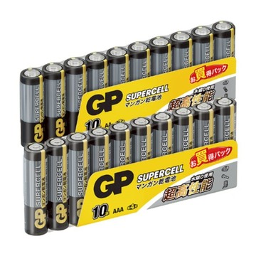 GP超霸黑色碳鋅電池10入(3號/4號)【現貨】