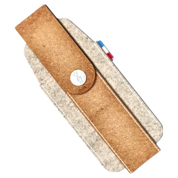 Opinel L號戶外皮革套 再生皮革 適用N°09/N°10系列折刀  皮革棕  1個