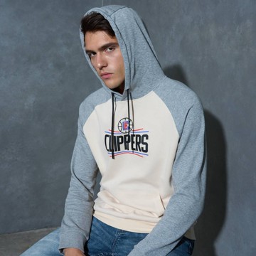 NBA 拉克蘭袖 拼色 連帽T恤 快艇隊