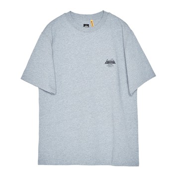 5th STREET｜山形｜男裝｜線條LOGO印花短袖T恤｜灰色