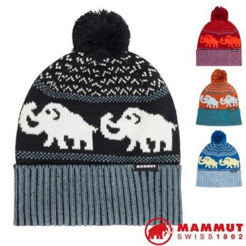 【MAMMUT 長毛象】Retro Beanie 復古風保暖針織帽.毛線帽.護耳帽.毛球絨線帽/ 1191-02350