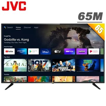 【送基本安裝】JVC 65吋4K HDR Android TV連網液晶顯示器(65M)