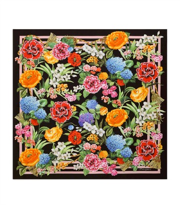 Dolce & Gabbana Silk Floral Scarf