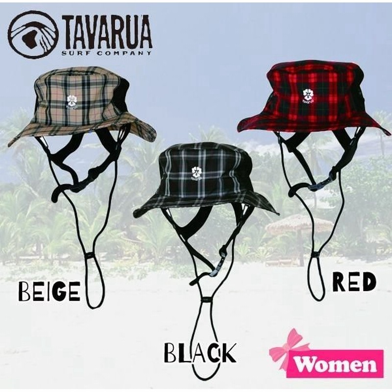 サーフィン ウエットスーツ キャップ 海水浴 プール 帽子 サーフハット タバルア Tavarua レディースチェック柄サーフハット Sum Hat W Sps Sf Sf Sl 通販 Lineポイント最大0 5 Get Lineショッピング