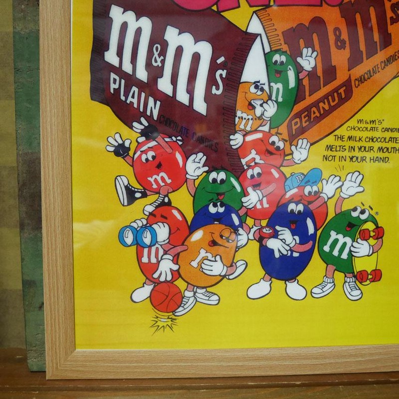 m&m's インテリアピクチャー ポスター フレーム アメリカン