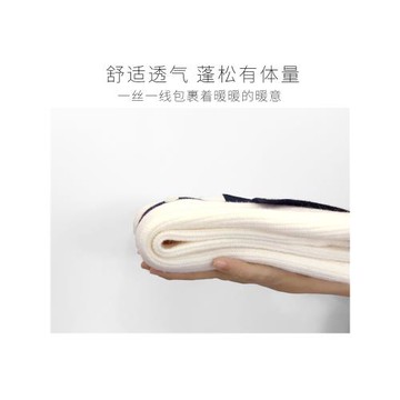 復古翻領撞色針織開衫女短款長袖慵懶寬松polo領米白色毛衣外套冬